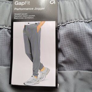 Gap Fit Jogger Men's XXL Gray Performance Stretch Athletic Pants NWT